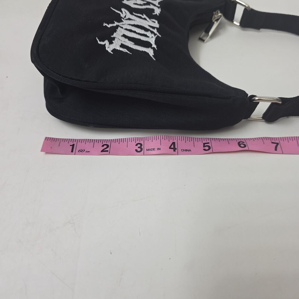 Dolls Kill Embroidered Logo Mini Shoulder Bag Hand Bag Goth - Picture 5 of 6